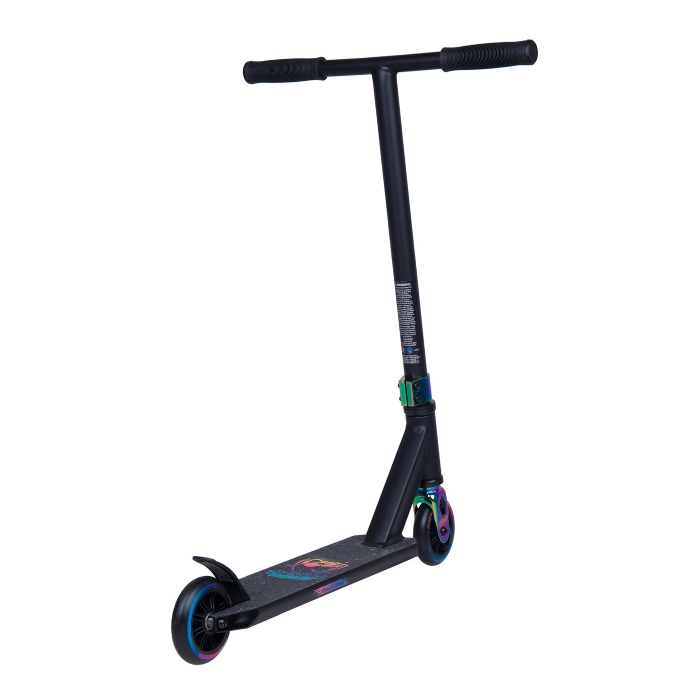Panda Cub Trick Sparkcykel - Svart/Rainbow-ScootWorld.se