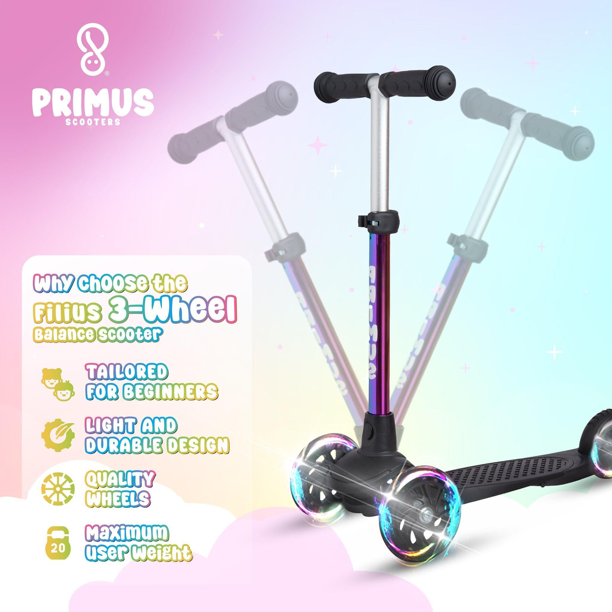 Primus Filius Trehjulig Sparkcykel - Rainbow-ScootWorld.se