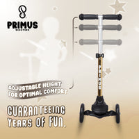 Primus Filius Trehjulig Sparkcykel - Gold Chrome-ScootWorld.se