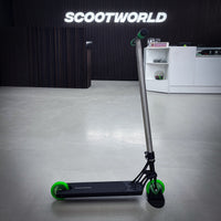 Striker Pandemonium Box Titan Green Custom Build - Svat/Grön/Silver-ScootWorld.se