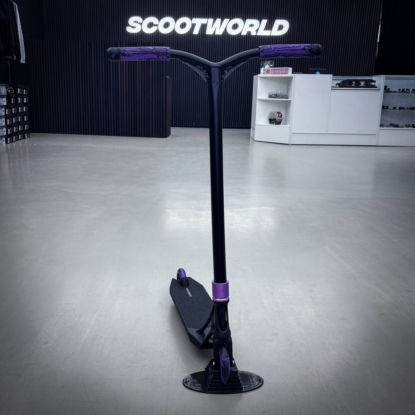 Striker Pande Black/Purple 500mm Custom Build - Svart/Lila-ScootWorld.se