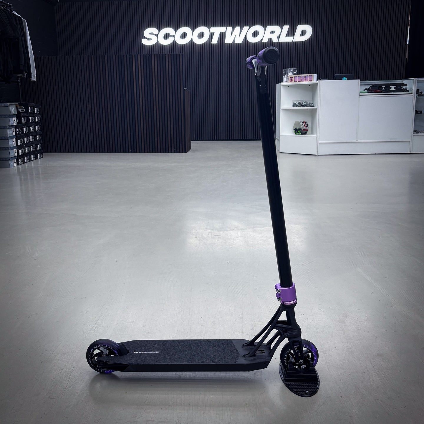 Striker Pande Black/Purple 500mm Custom Build - Svart/Lila-ScootWorld.se
