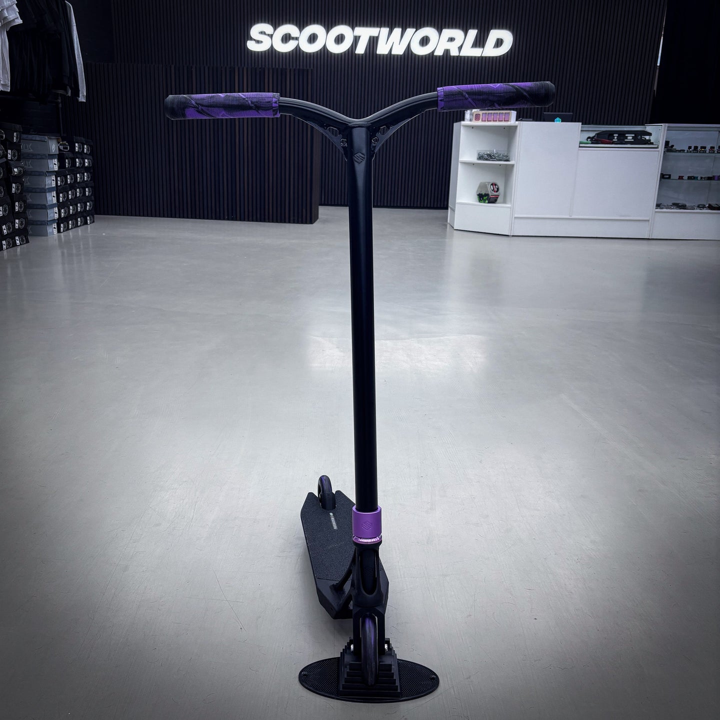 Striker Pande Black/Purple 460mm Custom Build - Svart/Lila-ScootWorld.se