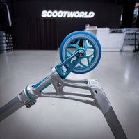 Striker Ethic 460mm Silver Teal Custom Build - Silver/Turkos-ScootWorld.se