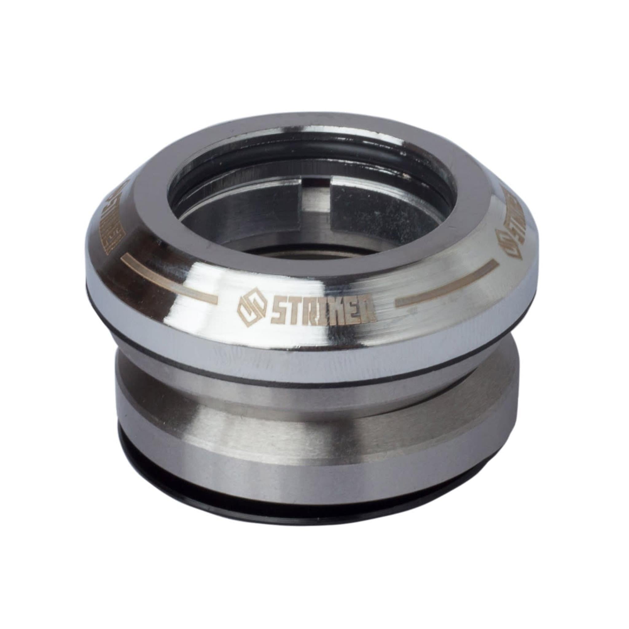 Striker Integrated Kickbike Headset - Chrome-ScootWorld.se