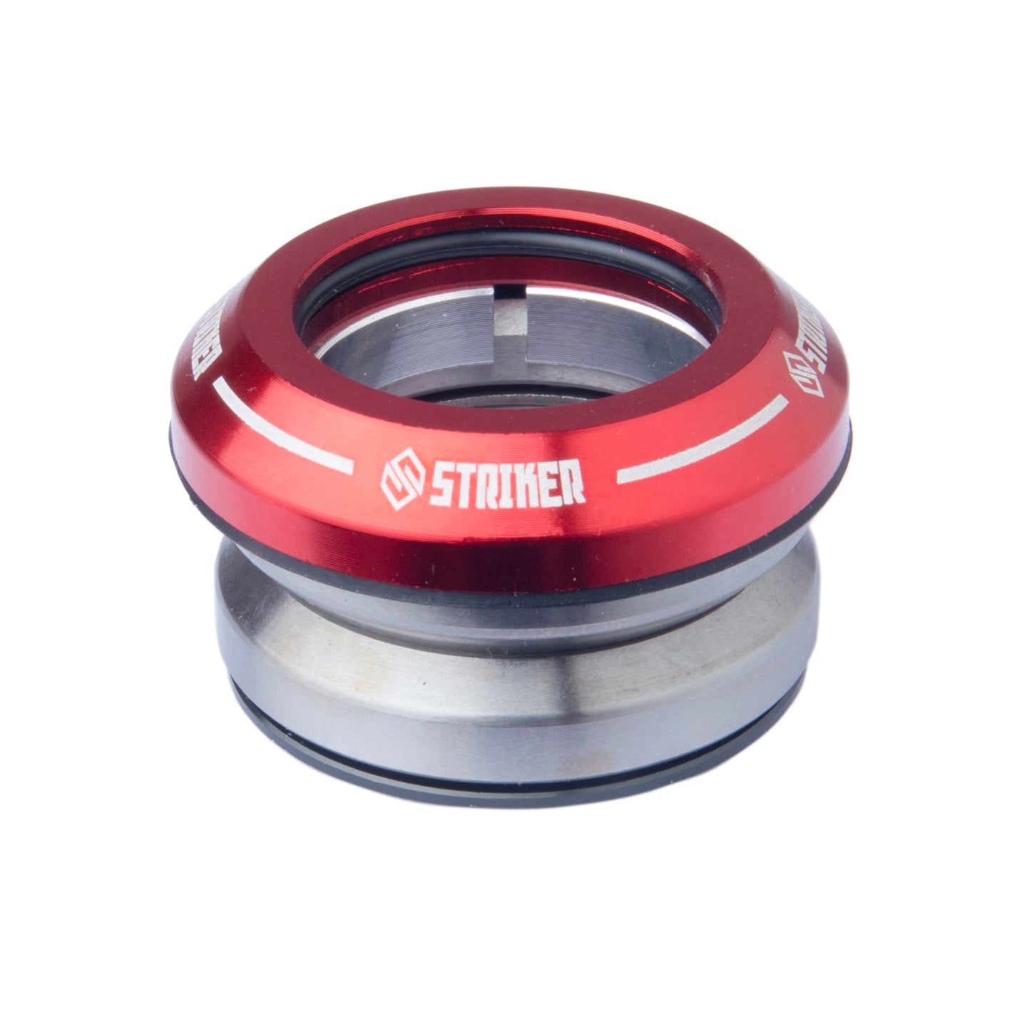 Striker Integrated Kickbike Headset - Röd-ScootWorld.se