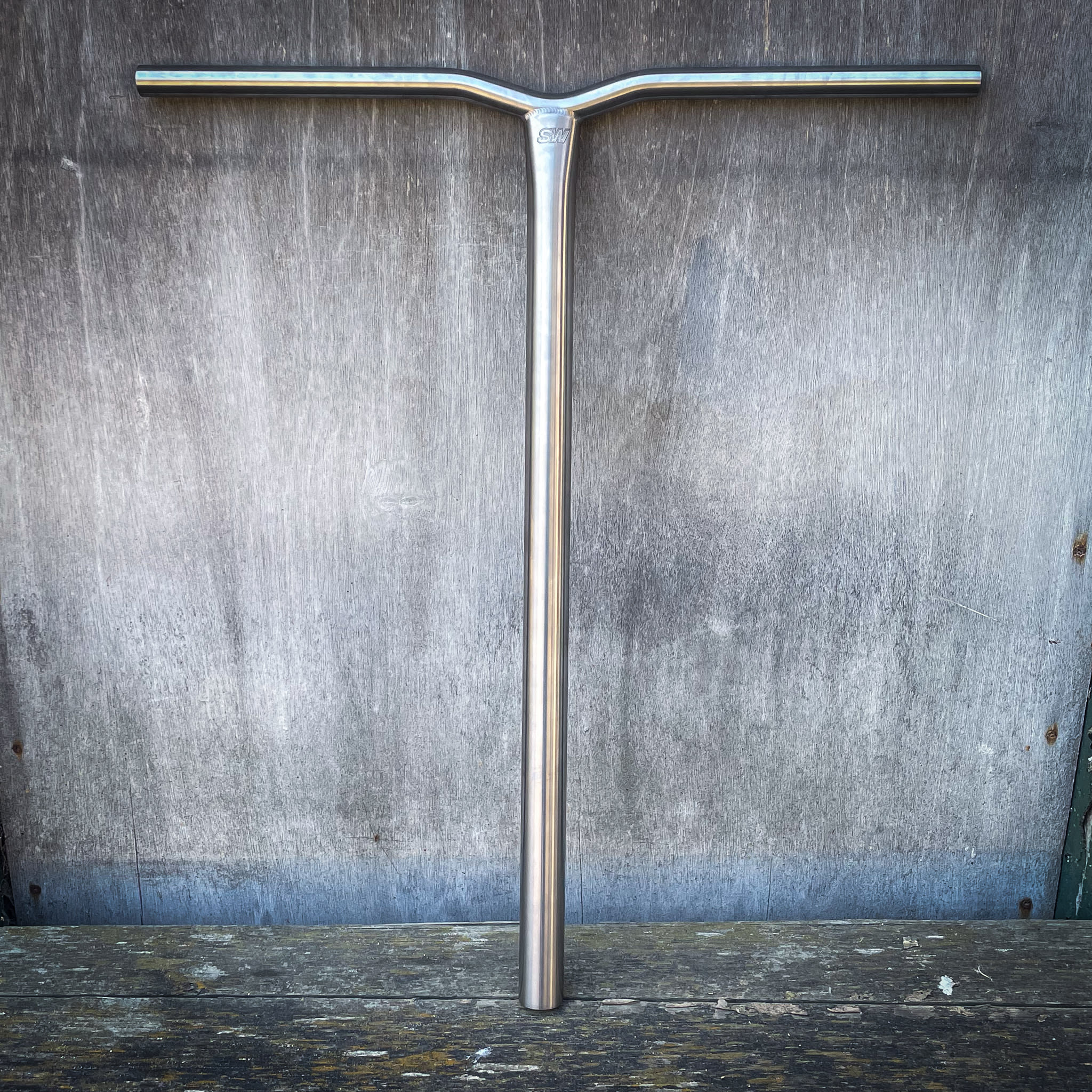 ScootWorld Titanium V2 Kickbike Bend Bar - Raw-ScootWorld.se