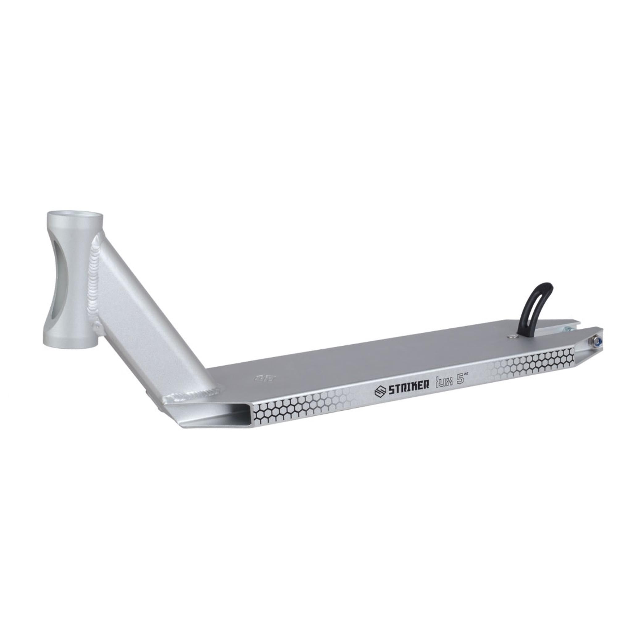 Striker Lux 5" Kickbike Deck - Silver-ScootWorld.se