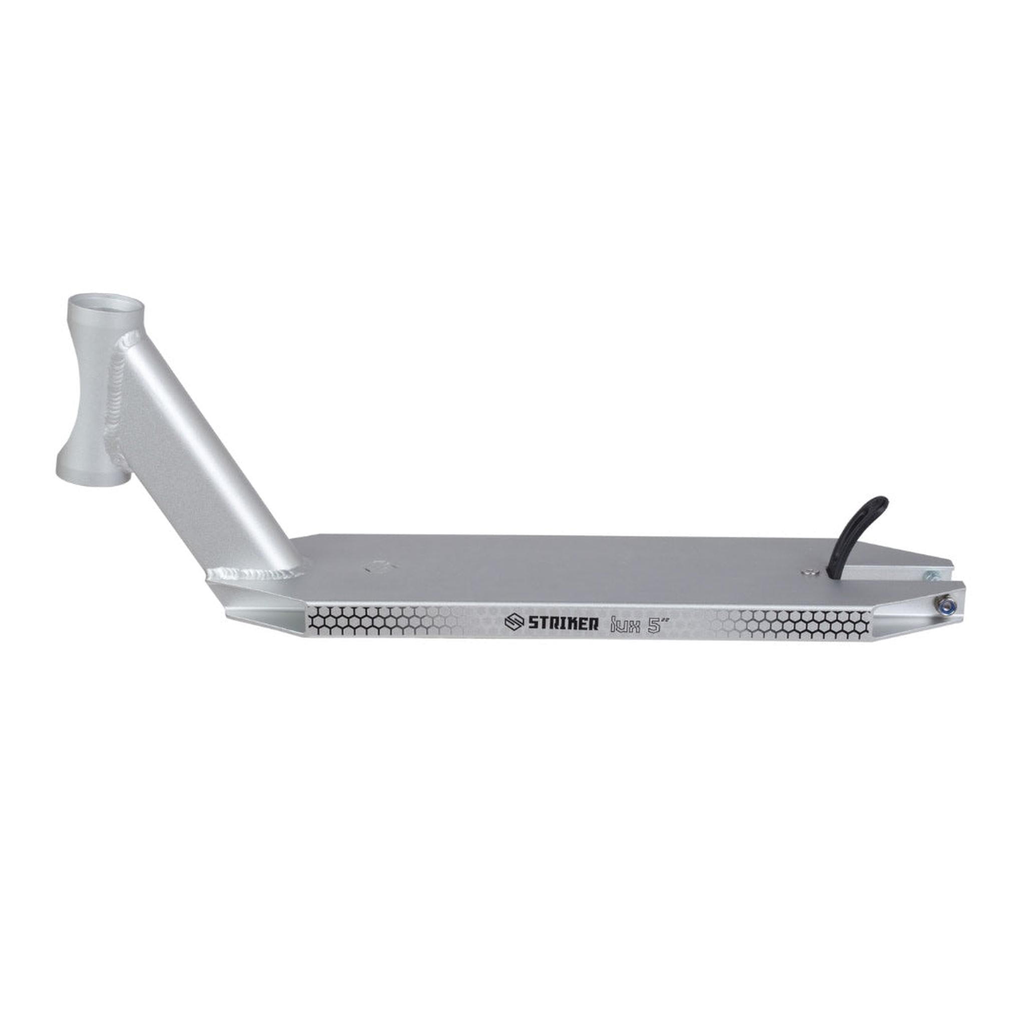 Striker Lux 5" Kickbike Deck - Silver-ScootWorld.se