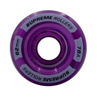 Supreme Rollers Quad Hjul 62mm/78A - Purple-ScootWorld.se
