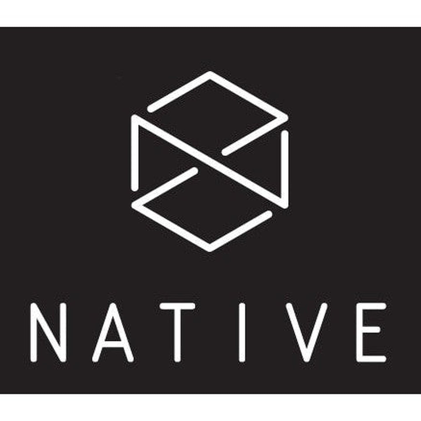 Native Logo Klistermærke Til Løbehjul - Svart-ScootWorld.se