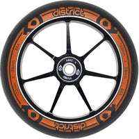 District Dual Width Core Kickbike Hjul - Svart/Orange-ScootWorld.se