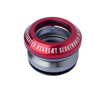 ScootWorld Integrated Kickbike Headset - Röd-ScootWorld.se