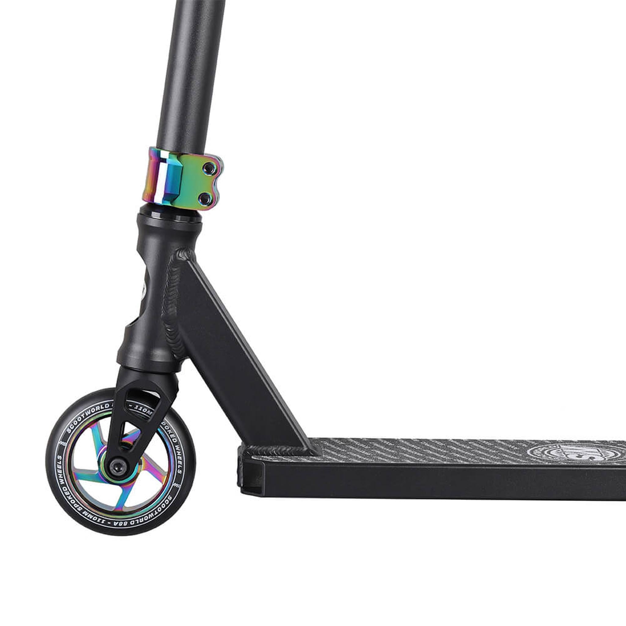 ScootWorld Bend Trick Sparkcykel - Svart/Rainbow-ScootWorld.se