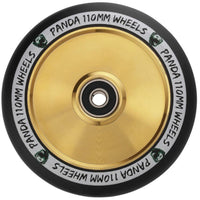 Panda Balloon Fullcore 110mm Kickbike Hjul - Gold Chrome-Hjul till sparkcyklar-ScootWorld.se