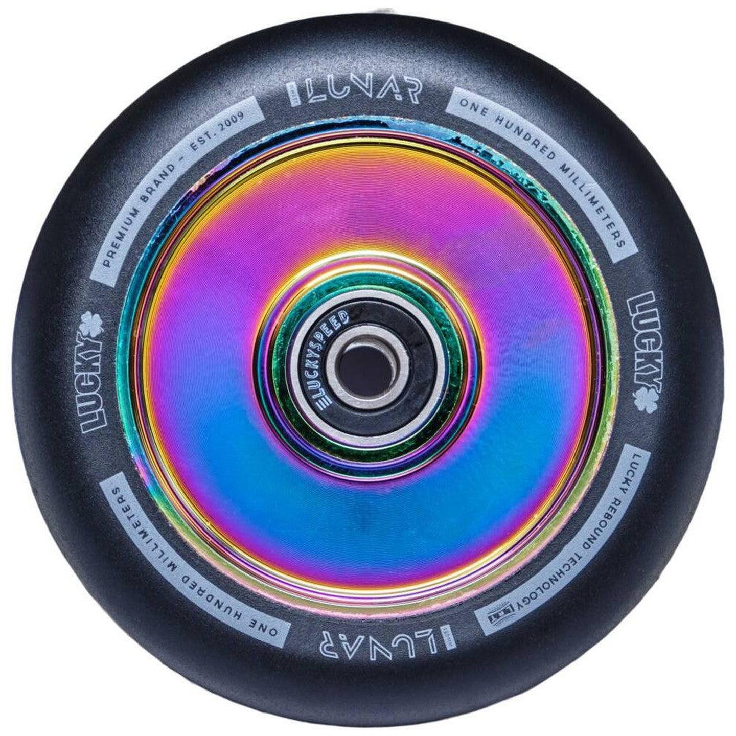Lucky Lunar 100mm Hjul Til Løbehjul - Neochrome-ScootWorld.se