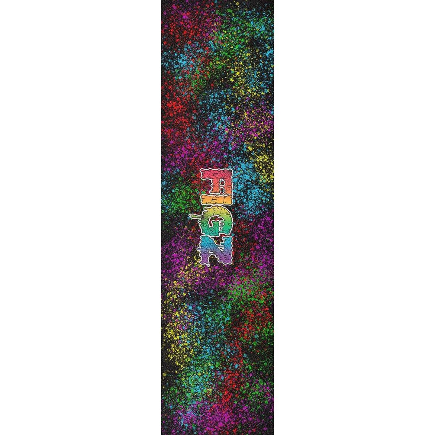 Figz XL Kickbike Griptape - Rainbow Drip-ScootWorld.se