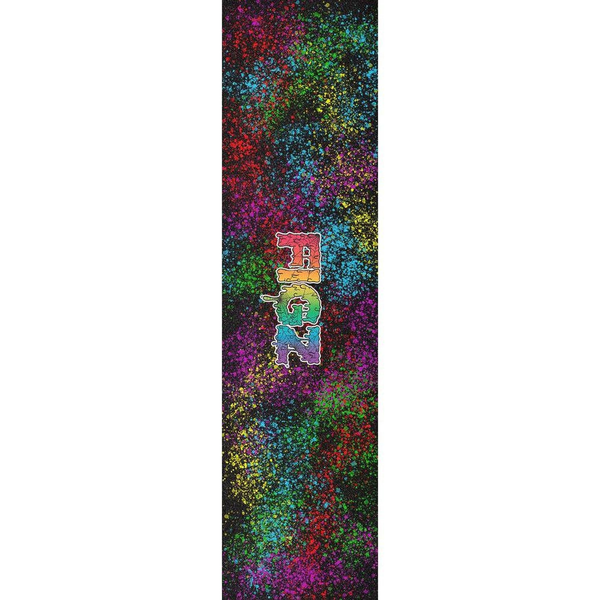 Figz XL Kickbike Griptape - Rainbow Drip-ScootWorld.se