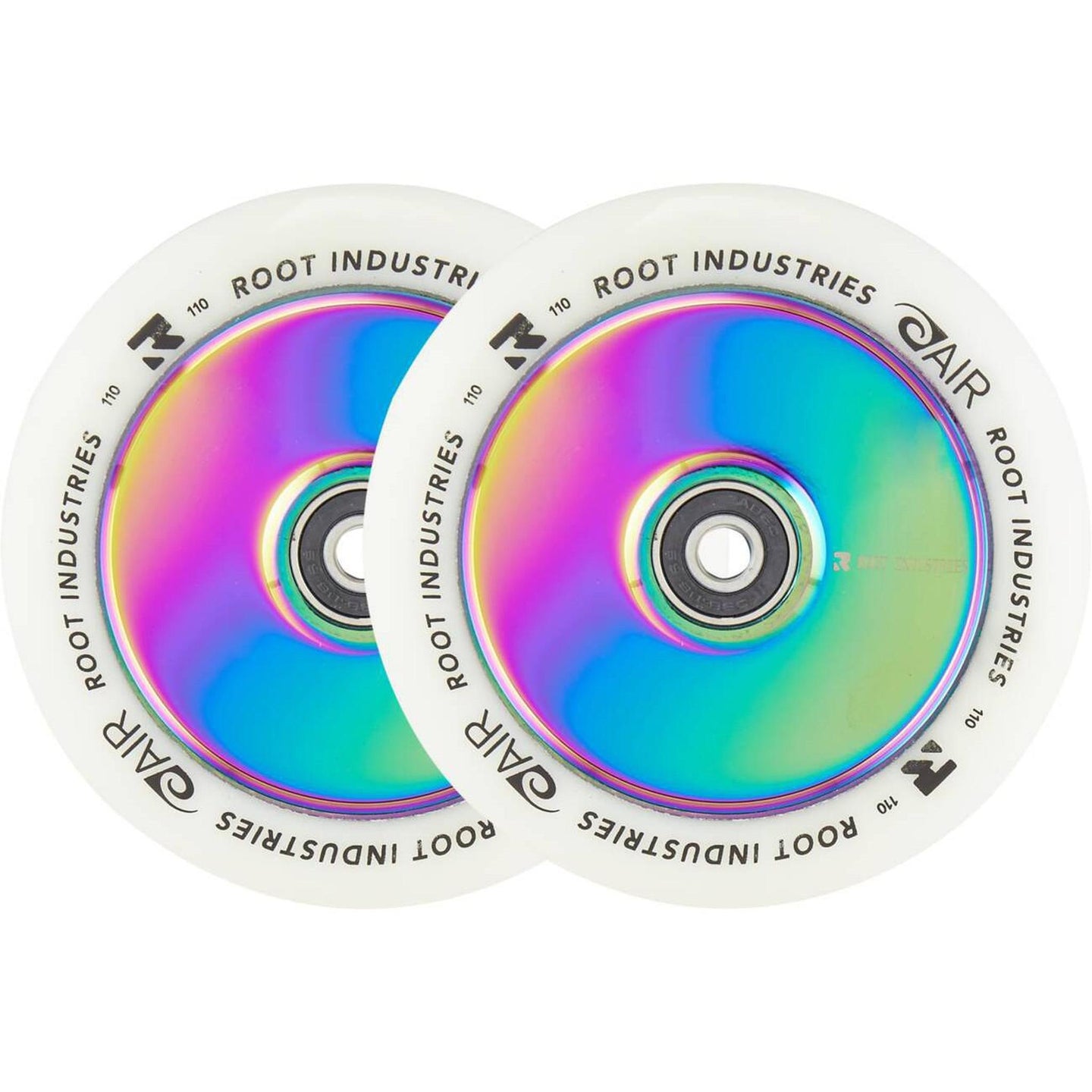 Root Air Vit Kickbike Hjul 2-pak - Neochrome-ScootWorld.se