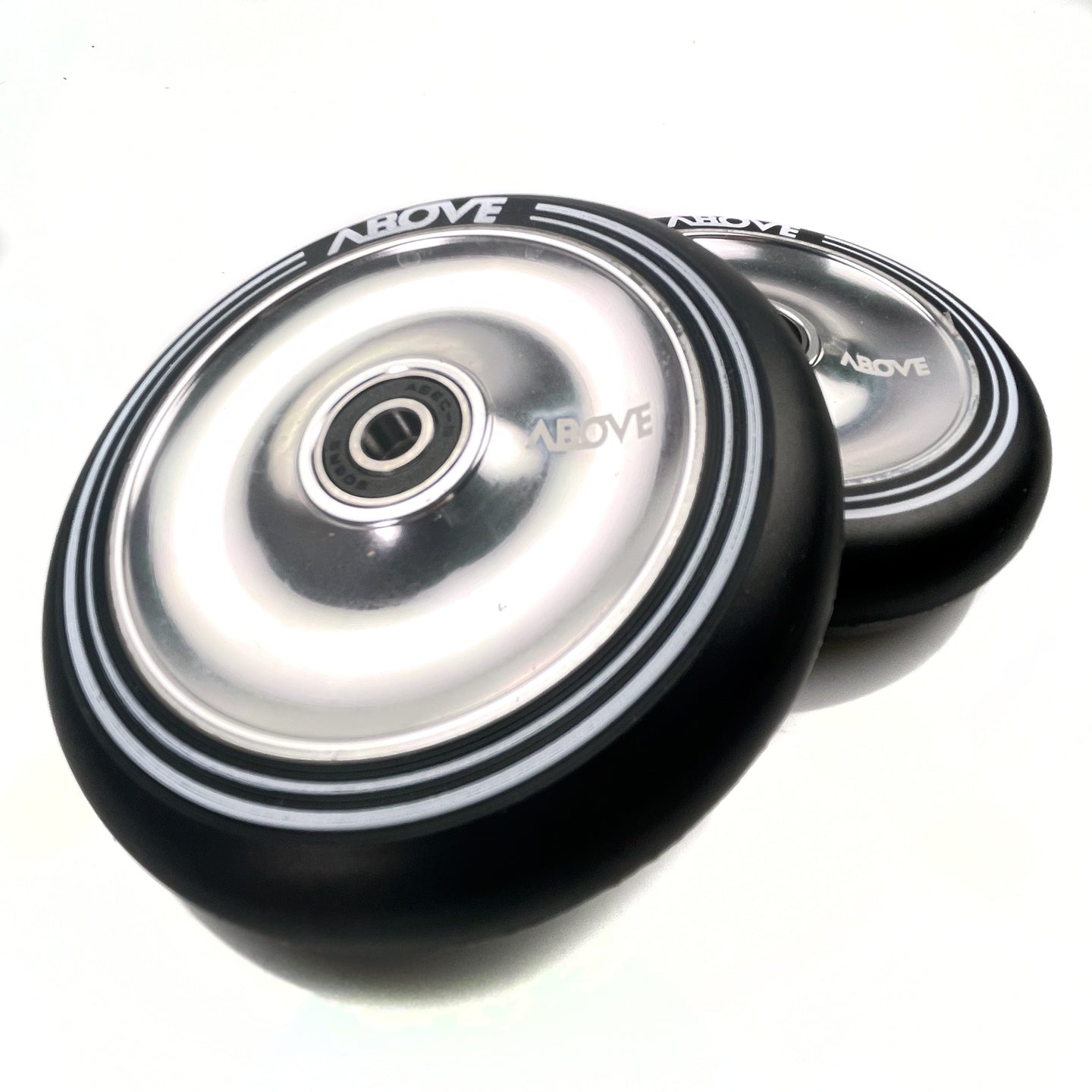 Above Fullcore 2-Pack Hjul för Kickbike - Silver-ScootWorld.se