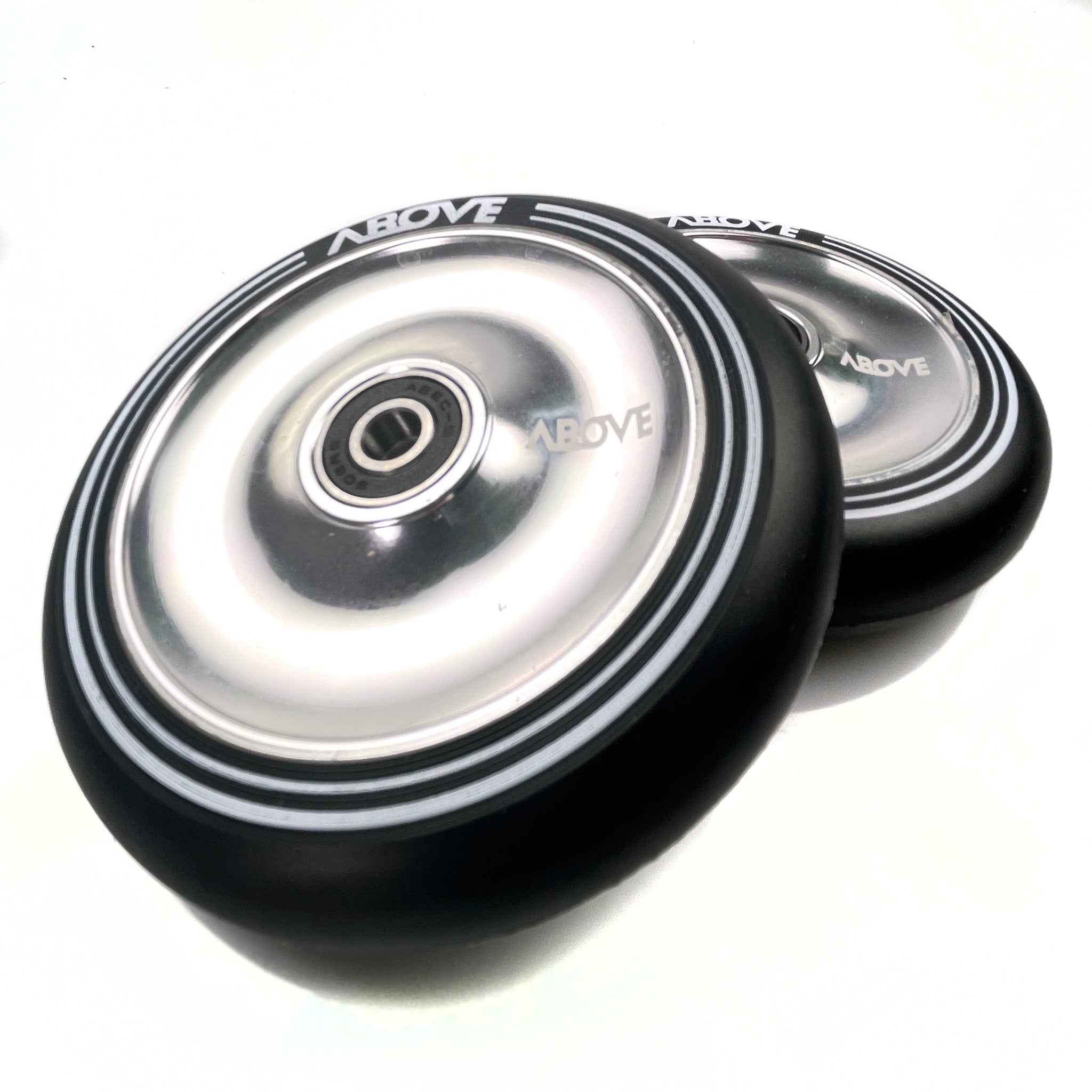 Above Fullcore 2-Pack Hjul för Kickbike - Silver-ScootWorld.se