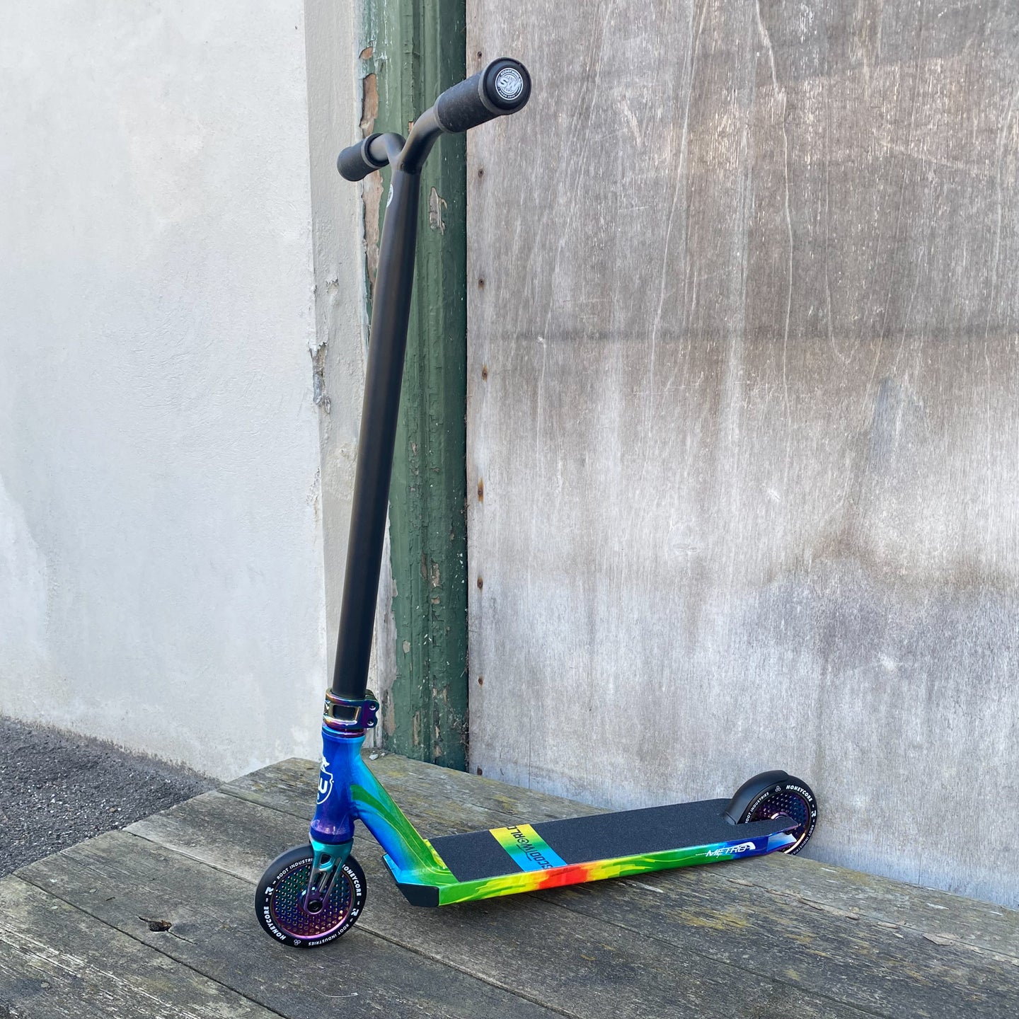 ScootWorld Mixed Custom Build - Svart/Rainbow-ScootWorld.se