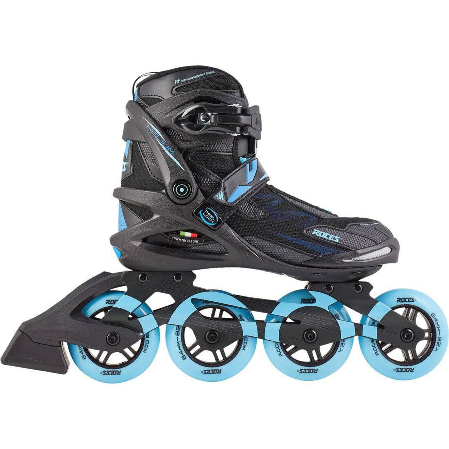Roces Helium TIF Inliners Kvinnor - Black/Azure-ScootWorld.se