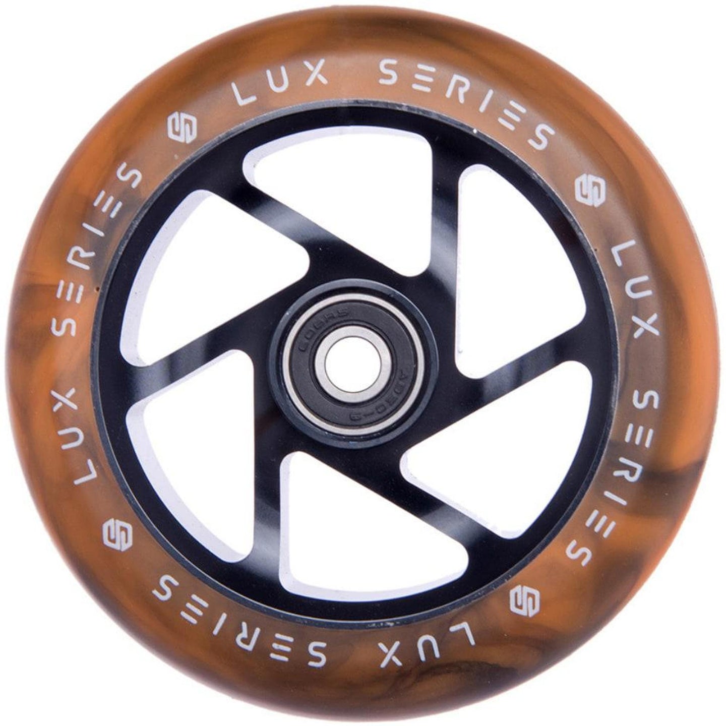Striker Lux Spoked 110mm Sparkcykel Hjul - Svart/Orange-ScootWorld.se