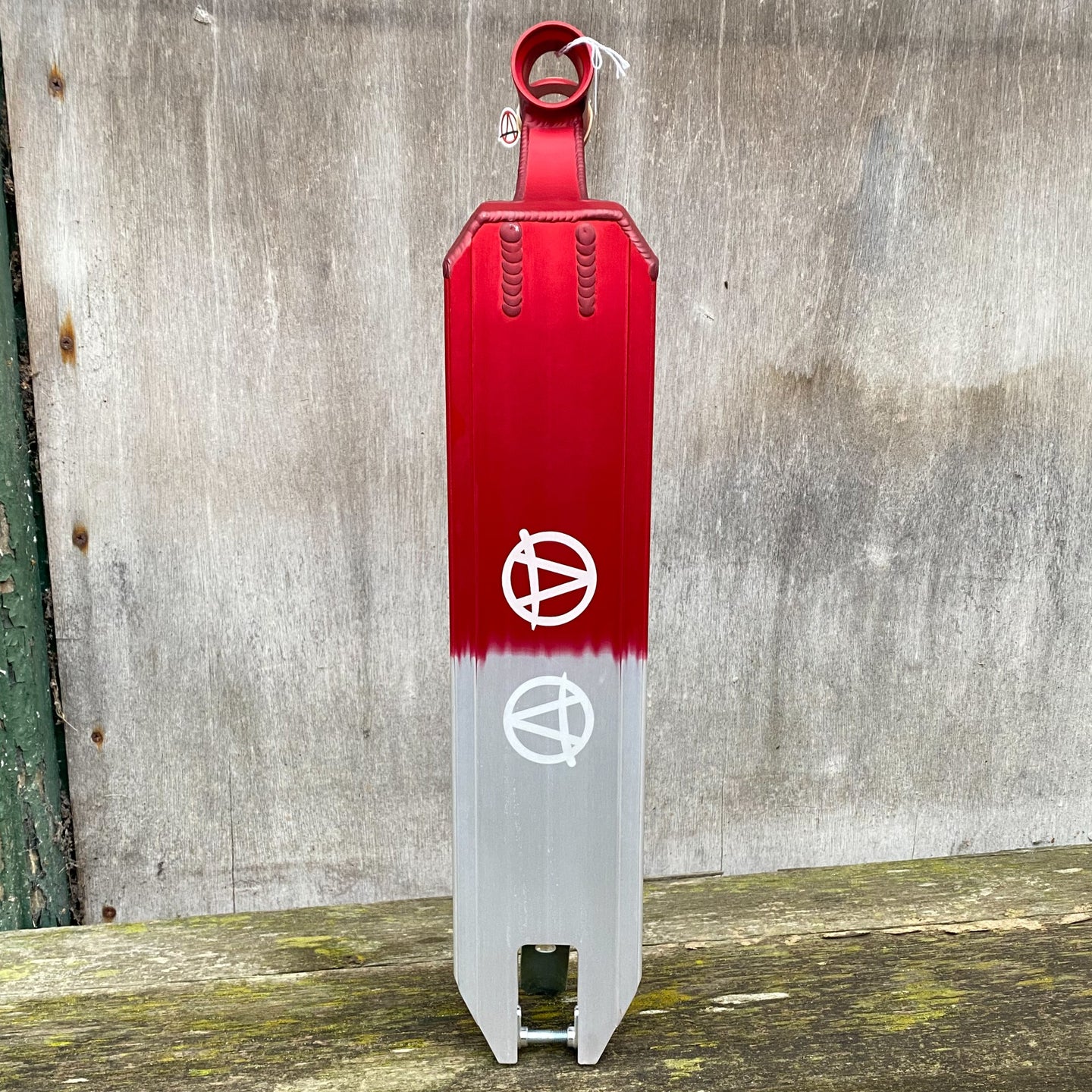 Limited Apex ID Red/Silver Trick Sparkcykel Deck - Red/Silver-ScootWorld.se