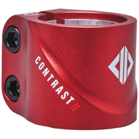 Drone Contrast II Double Kickbike Clamp - Red-Clamps till sparkcyklar-ScootWorld.se