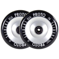 Proto Full Core Sliders Sparkcykel Hjul 2-Pak - Silver-ScootWorld.se
