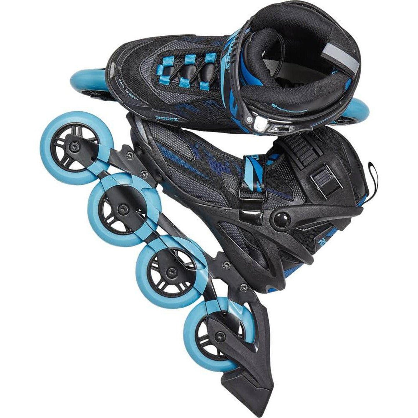 Roces Helium TIF Inliners Kvinnor - Black/Azure-ScootWorld.se
