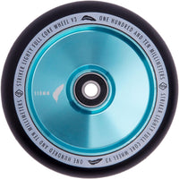 Striker Lighty Fullcore V3 Svart 110mm Sparkcykel Hjul - Turkos-ScootWorld.se