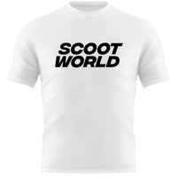 ScootWorld Big Logo Tshirt - Vit-ScootWorld.se