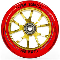 Slamm V-10 II Ghost Hjul Til Løbehjul - Gold/Röd-ScootWorld.se