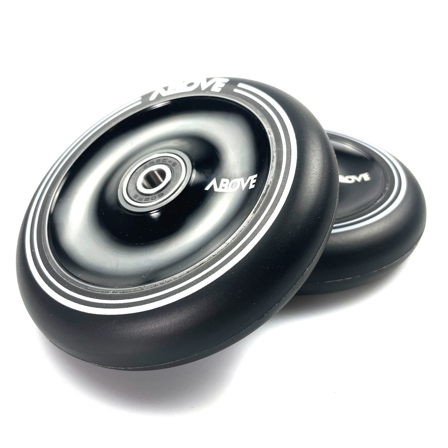 Above Fullcore 2-Pack Hjul för Kickbike - Svart-ScootWorld.se