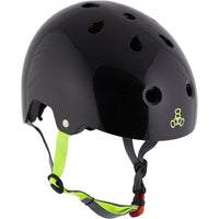 Triple Eight Dual Certified MiPS Skate Hjälm - Black Zest-ScootWorld.se