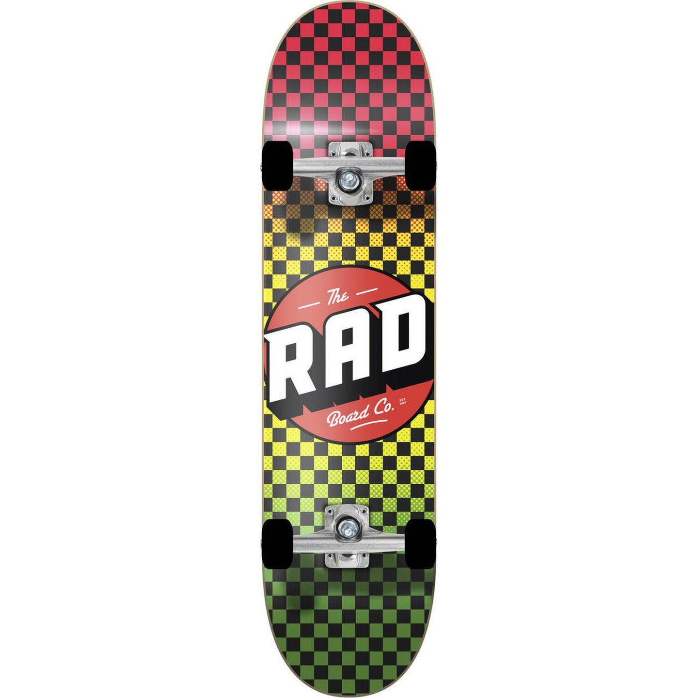 RAD Checkers Progressive komplett skateboard - Rasta-ScootWorld.se