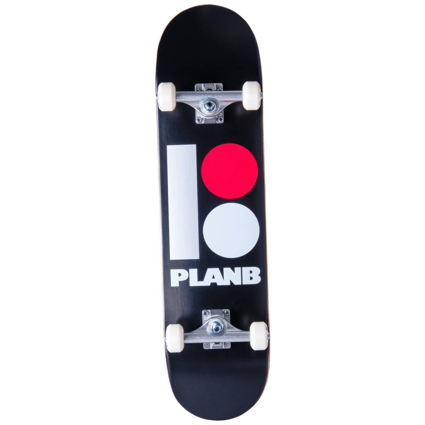 Plan B Team komplett skateboard - Svart/Röd/Grå-ScootWorld.se