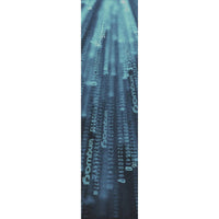 Longway Printed Kickbike Griptape - Matrix Blue-ScootWorld.se