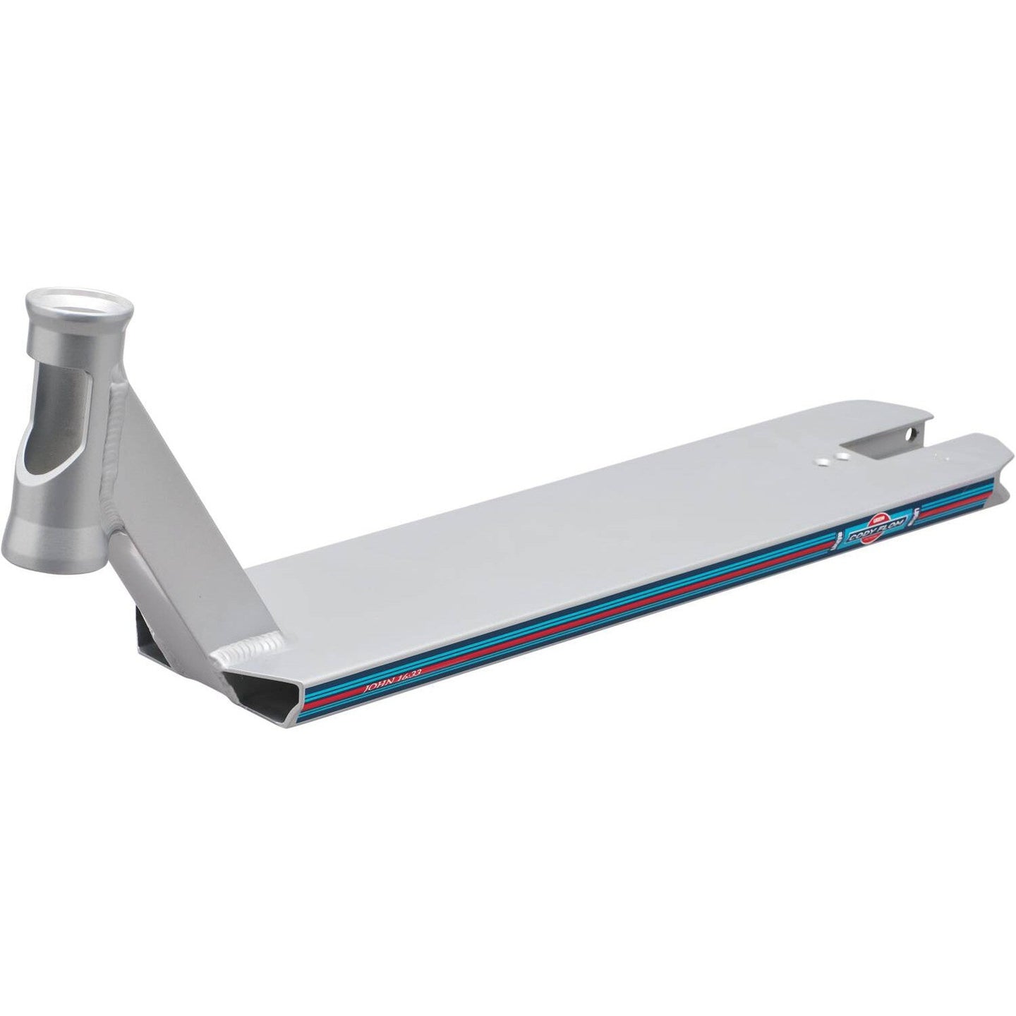 Lucky Cody Flom V3 Kickbike Deck - Silver-ScootWorld.se
