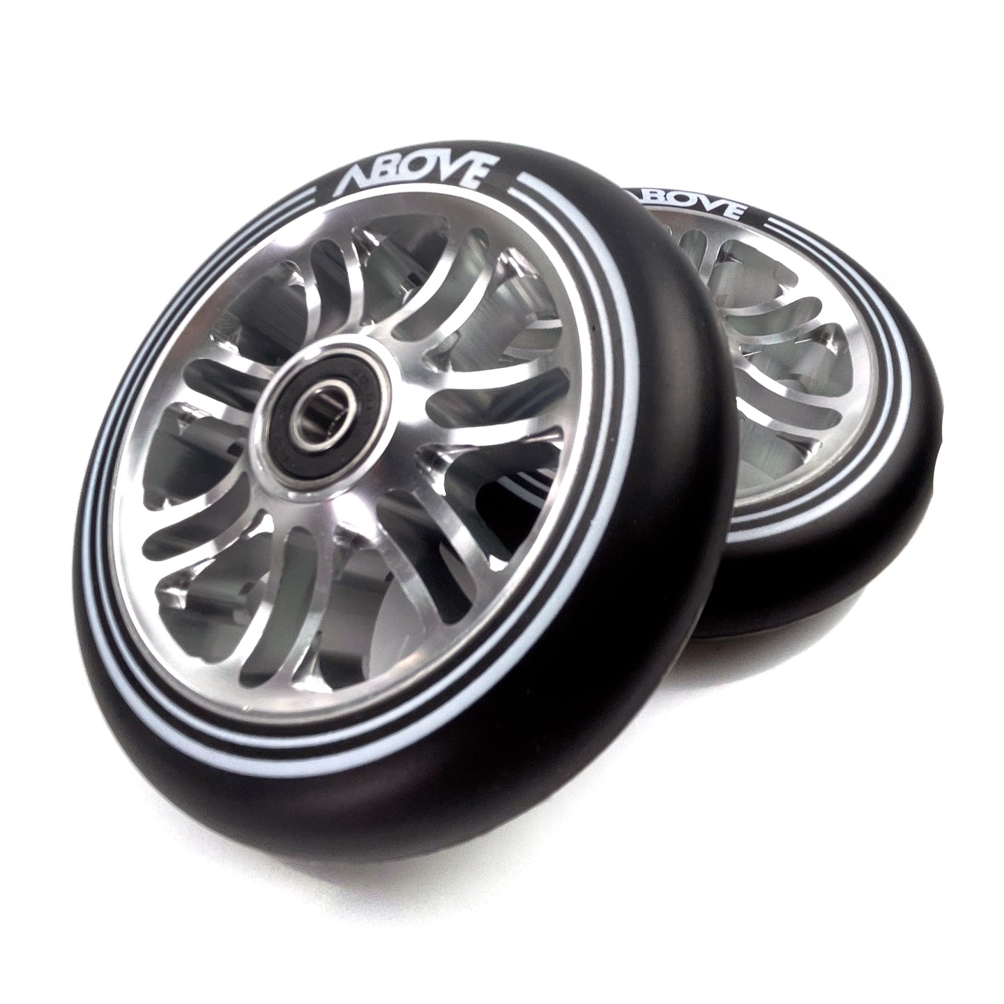 Above Talea Spoked Kickbike Hjul 2-Pak - Silver-ScootWorld.se