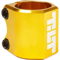 Tilt Classic Double Kickbike Clamp - Gold-ScootWorld.se