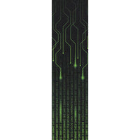 Longway Printed Kickbike Griptape - Matrix Green-ScootWorld.se