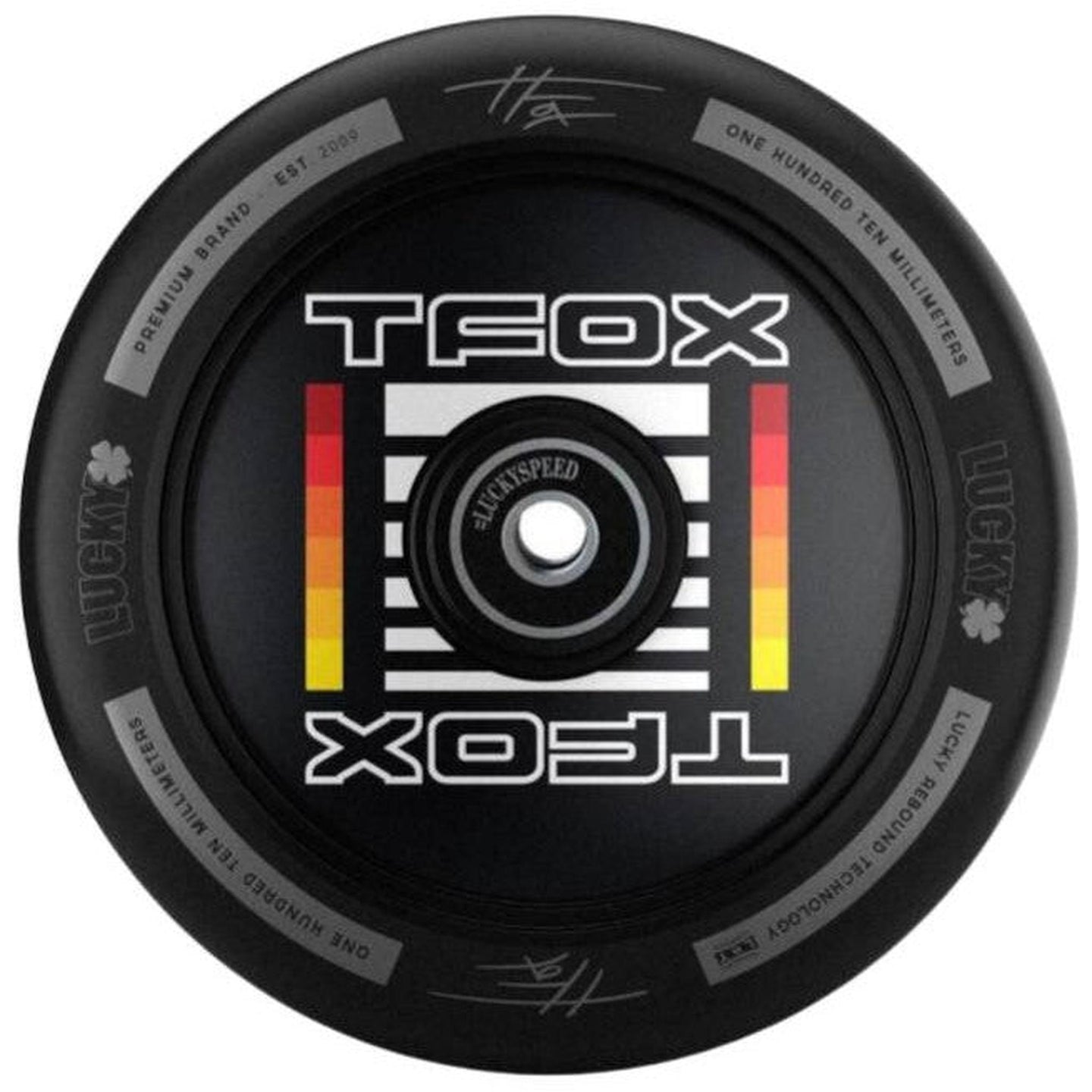 Lucky TFOX Analog Kickbike Hjul - Svart-ScootWorld.se