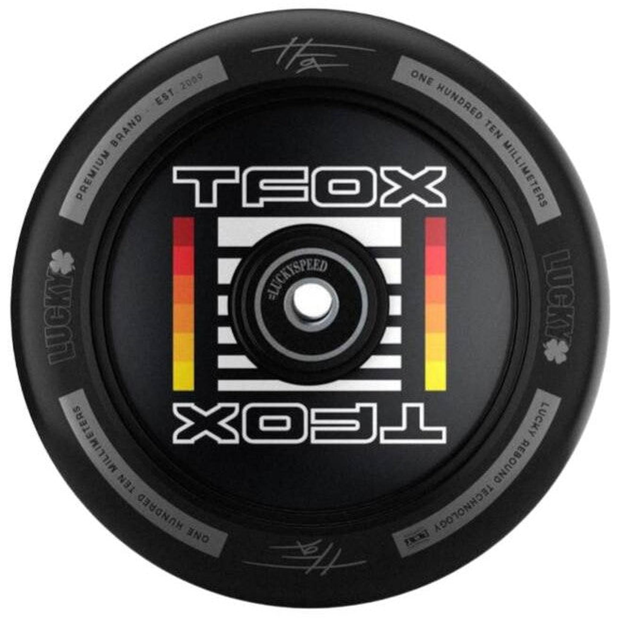 Lucky TFOX Analog Kickbike Hjul - Svart-ScootWorld.se