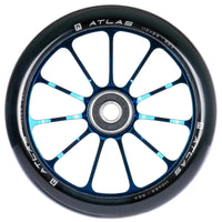 Ethic Atlas Kickbike Hjul - Chrome Blue-ScootWorld.se