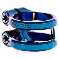Ethic Sylphe V2 Kickbike Clamp - Chrome Blue-ScootWorld.se