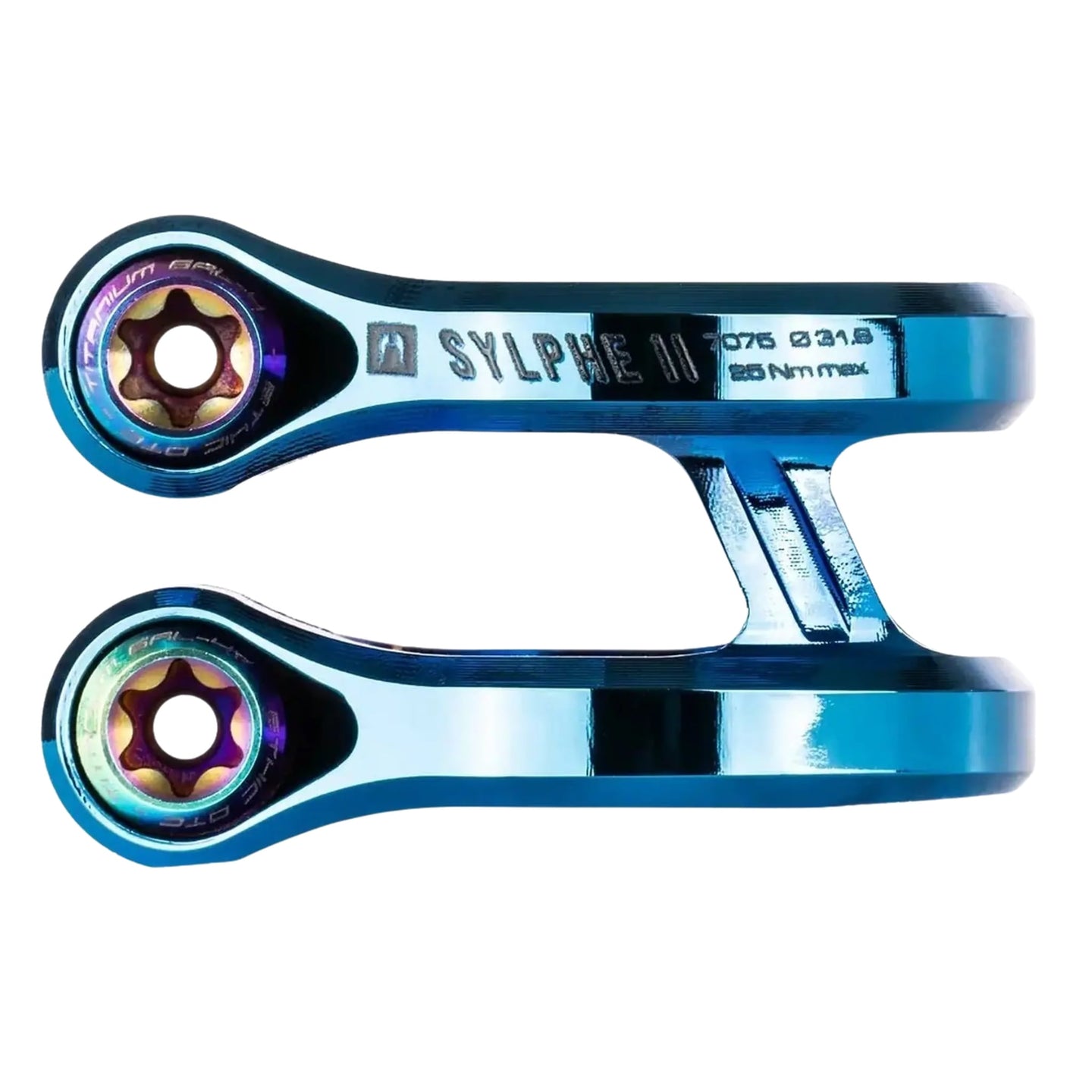 Ethic Sylphe V2 Kickbike Clamp - Chrome Blå-ScootWorld.se