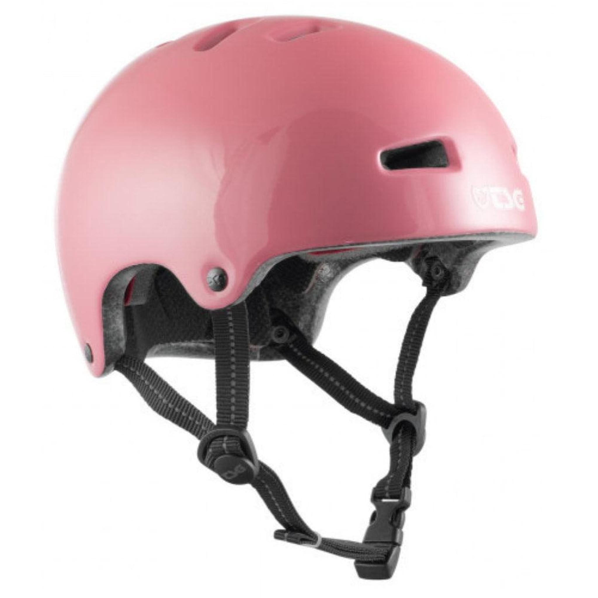 TSG Nipper Mini Skate Hjälm - Gloss Baby Pink-ScootWorld.se